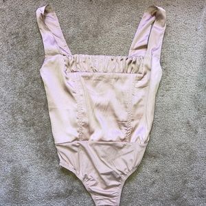 NWOT Princess Polly Beige Corset Bodysuit - Size 4